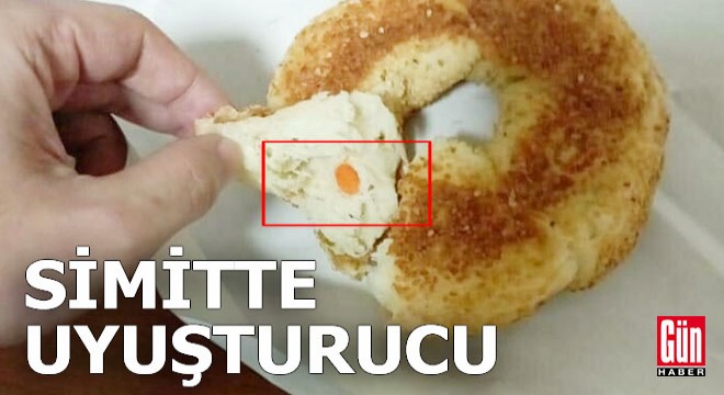 Simitten uyuşturucu çıktı