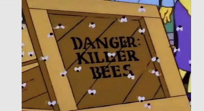 Simpsonlar ABD’deki Katil arıları  da bildi iddiası