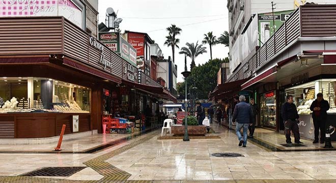 Sinan Mahallesi çarşısında yeni çalışma