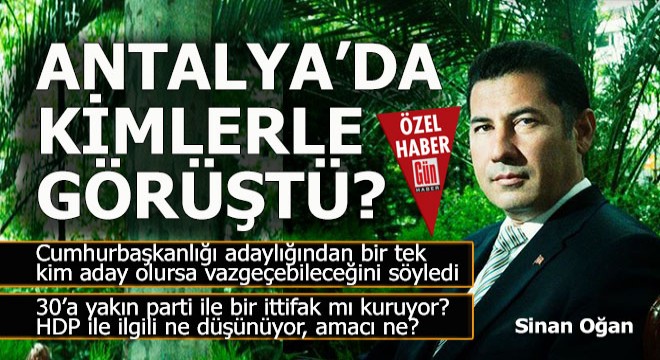 Sinan Oğan, kim için 'Aday olursa ben adaylıktan çekilirim' dedi