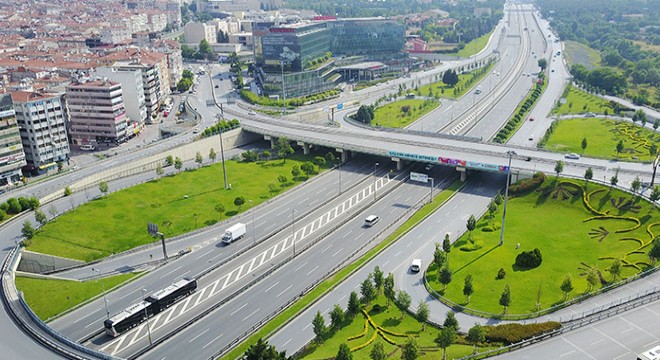 Şirinevler Meydanı'ndaki sakinlik havadan görüntülendi