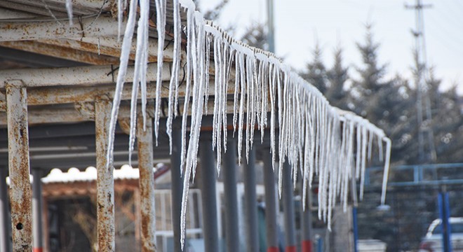 Sivas ta  Sibirya  soğukları donduruyor