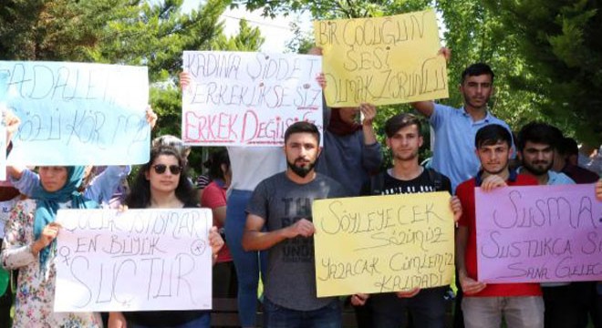 Siverek'te, öğrencilerden 'cinsel taciz' protestosu