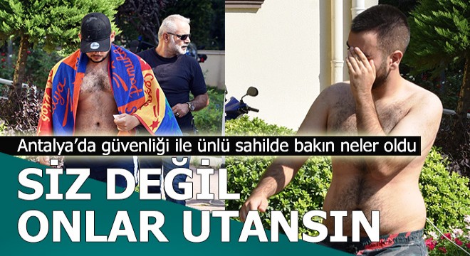 Siz değil onlar utansın