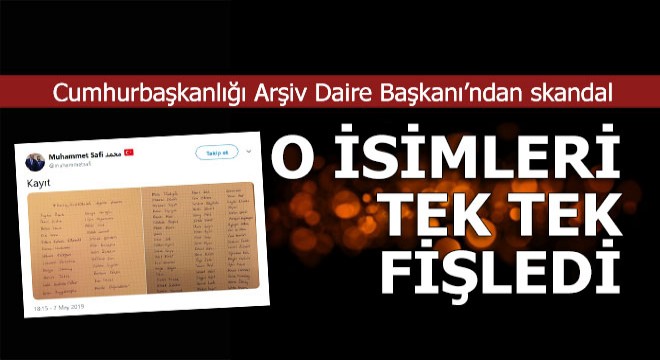 Skandal paylaşım