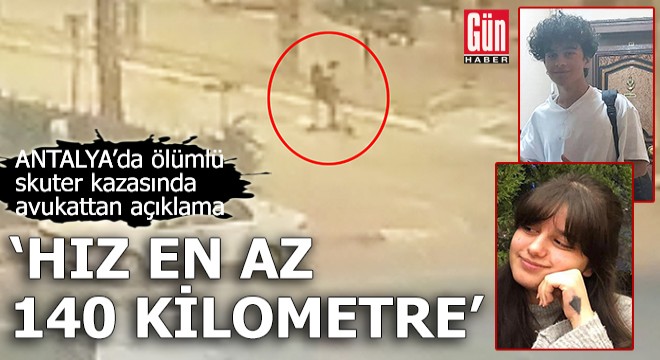 Skuter kazasında avukattan ‘hız’ açıklaması