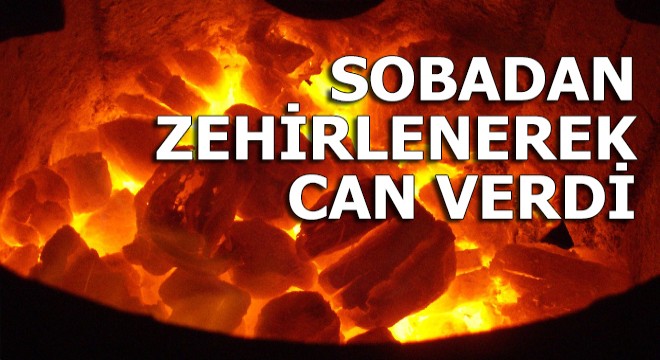 Sobadan zehirlenerek can verdi