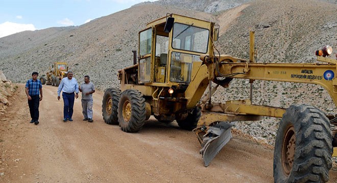 Söbüçimen yayla yolu yenileniyor