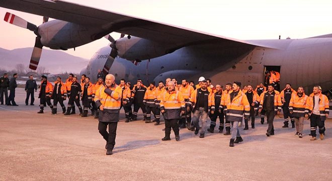 Son madenci kafilesi de Zonguldak'a döndü