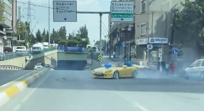 Sosyal medyada paylaşılan drift görüntüsüne 8 bin lira ceza