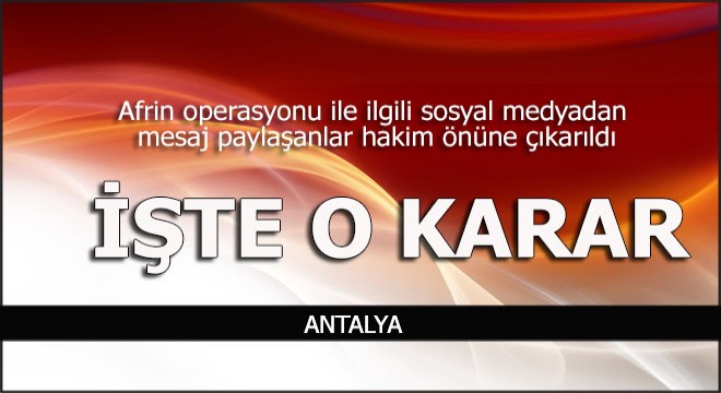 Sosyal medya mesajcıları ile ilgili karar çıktı