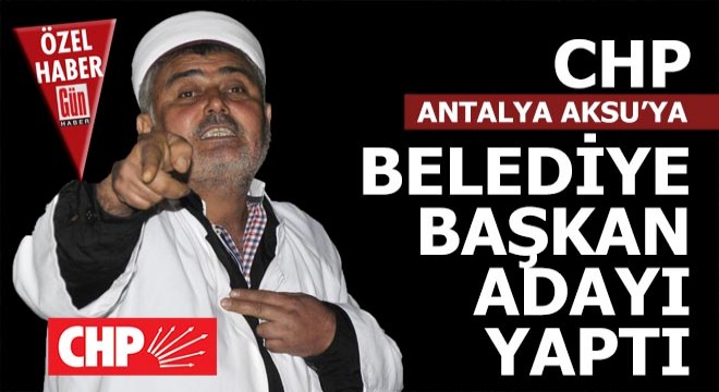 Sözde imam CHP'nin adayı oldu