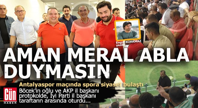 Spora siyaset bulaştı