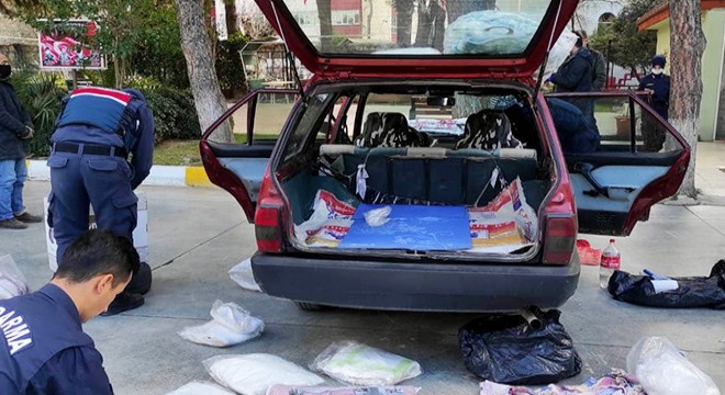 Stepneden uyuşturucu çıktı
