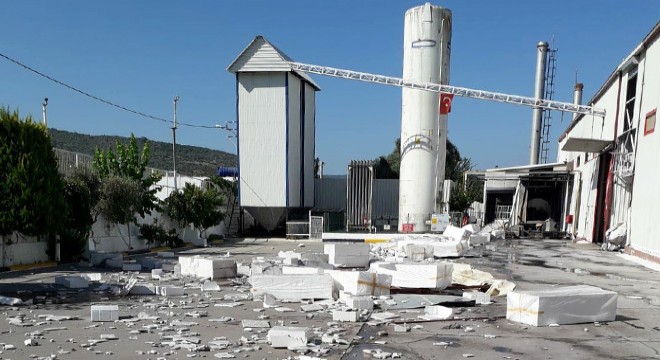 Strafor fabrikasında buhar kazanı patladı; 1 işçi ağır yaralı