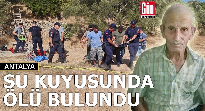 Su kuyusunda ölü bulundu