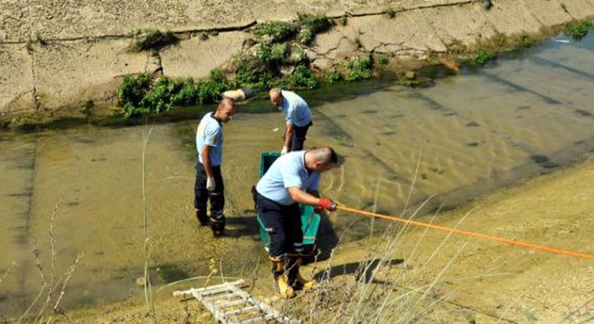 Sulama kanalında cesedi bulundu
