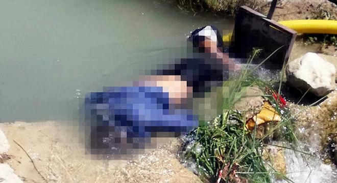 Sulama kanalında erkek cesedi bulundu