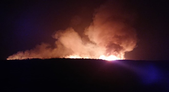 Sultan Sazlığı Milli Parkı nda yangın