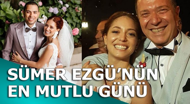 Sümer Ezgü kızını evlendirdi