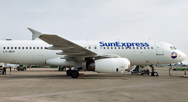 SunExpress'in ilk A320 uçağı uçuşunu yaptı
