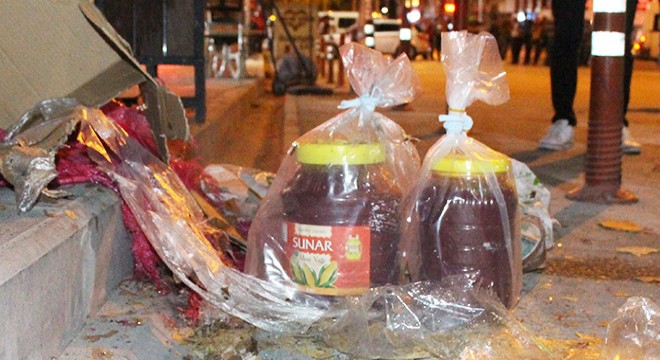 Şüpheli paketten tarhana ve salça çıktı
