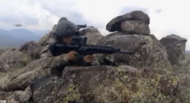 Suriye'nin kuzeyinde 2 terörist etkisiz hale getirildi