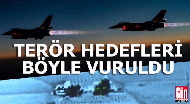 Suriye ve Irak'ın kuzeyindeki terör hedefleri vuruldu