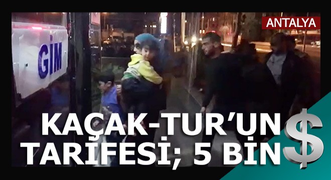 Suriyeli göçmenlerin Almanya hayali, Antalya'da son buldu