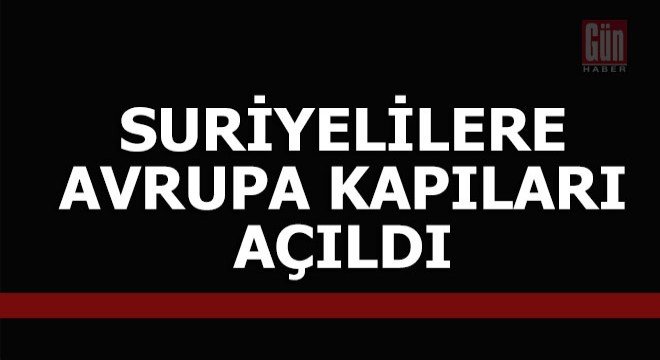 Suriyeliler Avrupa'ya gitmek isterse Türkiye engel olmayacak