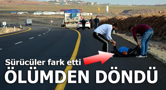 Sürücüler fark etti, ölümden döndü