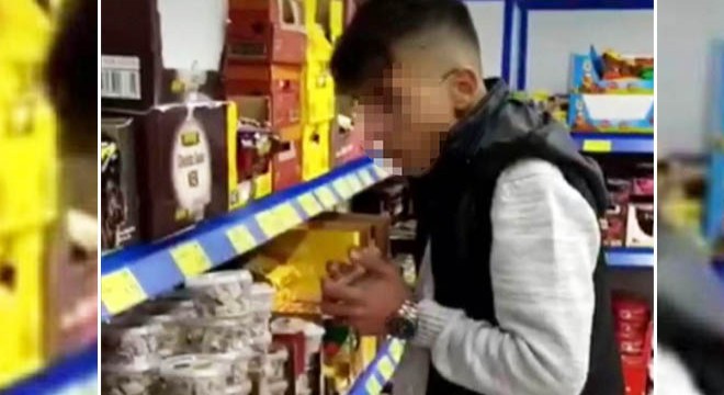 Sütleri içip, görüntülerini paylaşan çocuk yakalandı