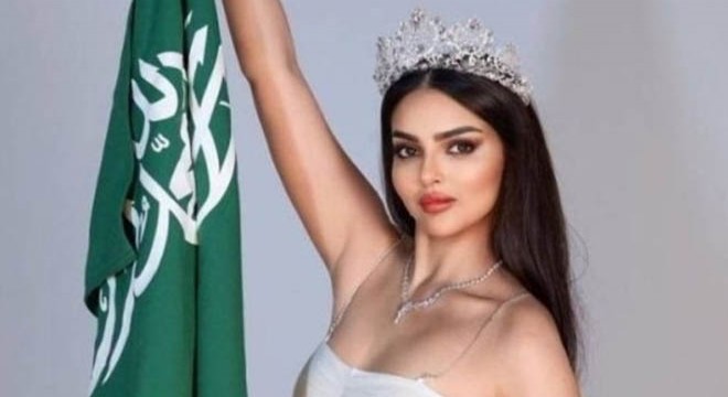 Suudi Arabistan da bir ilk: Güzellik yarışmasına gönderildi