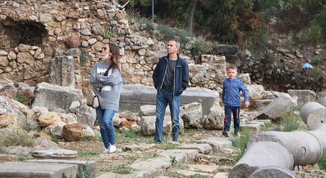 Syedra Antik Kenti'ne turist ilgisi