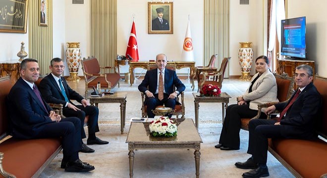 TBMM Başkanı Kurtulmuş, CHP heyetini kabul etti