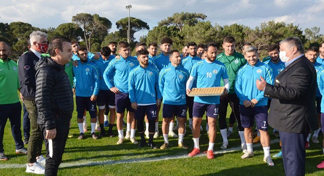 TFF Temsilcisi Köksalan dan, Serik Belediyespor a ziyaret