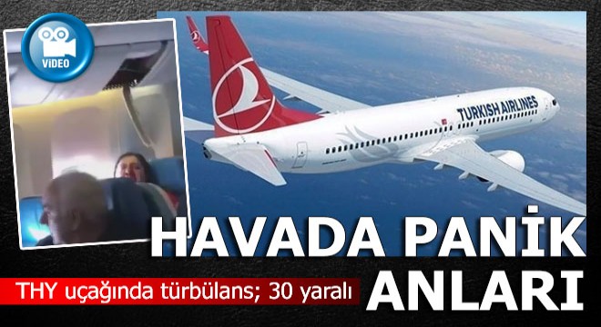 THY uçağında yaşanan panik anları...