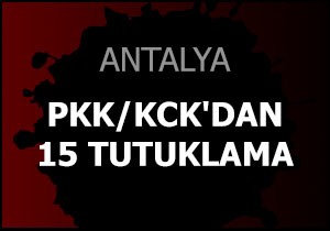 PKK/KCK'dan 15 tutuklama