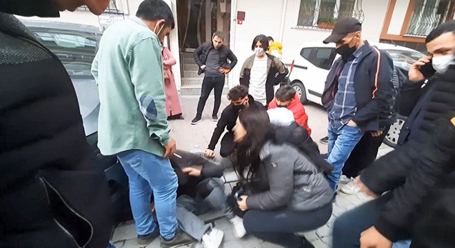 Taciz iddiasına mahalleliden dayak