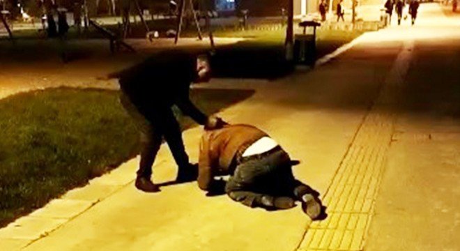 Taciz iddiasına parkta dayak