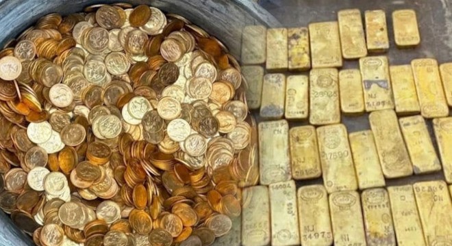 Tadilat yapan işçiler 499 milyon liralık altın buldu