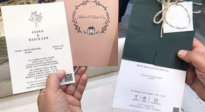 Takı törenlerinin yerini QR kodlar alıyor
