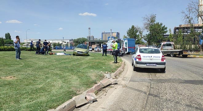 Takla atan otomobilin sürücüsü Merve öldü