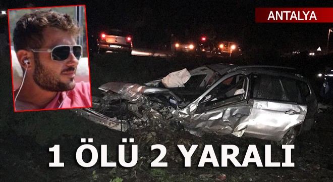Takla attı şarampole yuvarlandı; 1 ölü, 2 yaralı