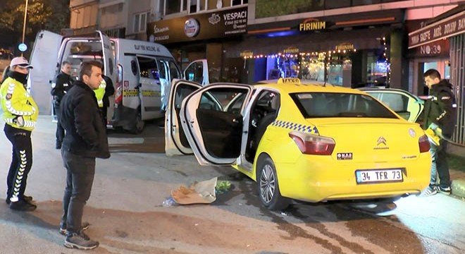 Taksi ücreti tartışmasında şoför bacağından vuruldu
