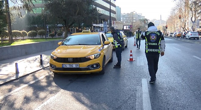Taksilere yönelik denetim