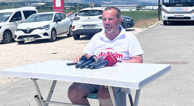 Tanju Özcan'ın yürüyüşünde 8'inci gün