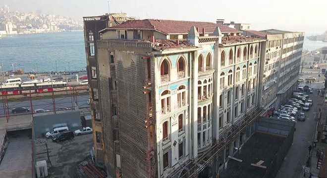 Tarihi Liman Han'ın restorasyon çalışmaları başladı
