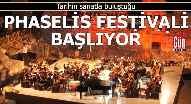 Tarihin sanatla buluştuğu Phaselis Festivali başlıyor