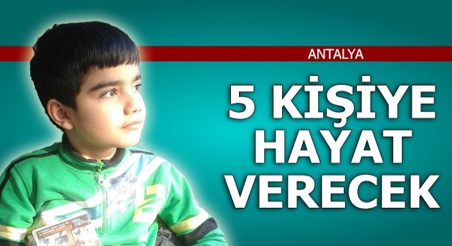 Tarık Emre 5 kişiye can, 2 kişiye ışık olacak